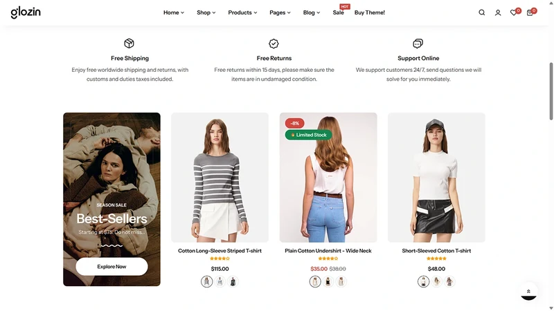 Glozin theme – Elegant Style | Fashion & Lifestyle