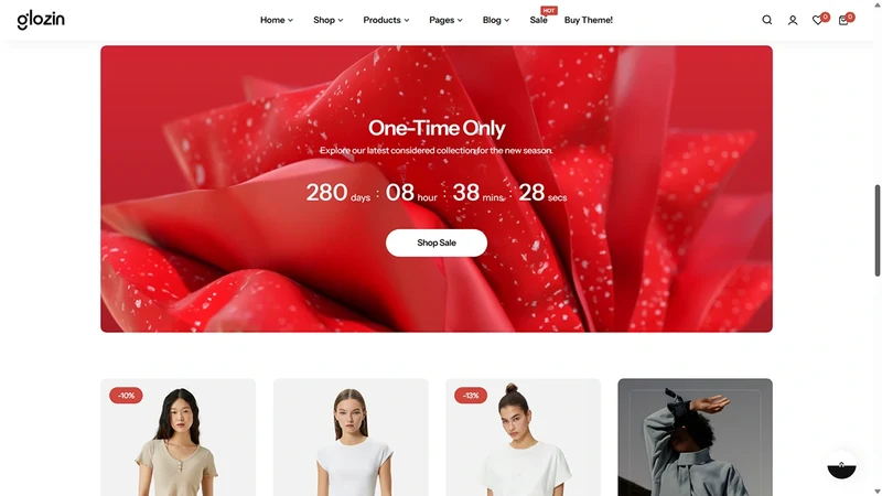 Glozin theme – Elegant Style | Fashion & Lifestyle