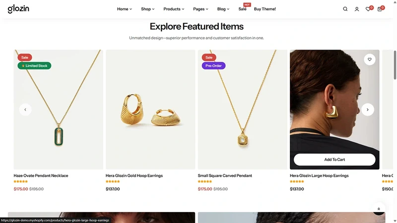 Glozin theme – Gleam Luxe | Luxury Fashion & Accessories