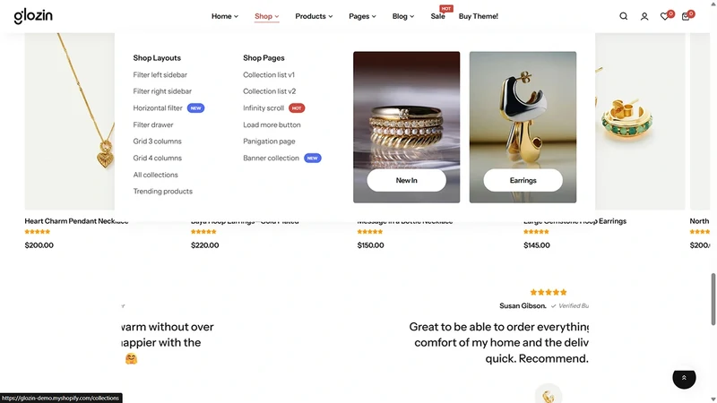Glozin theme – Gleam Luxe | Luxury Fashion & Accessories