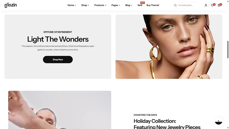 Glozin theme – Jewelry | Accessories & Adornments