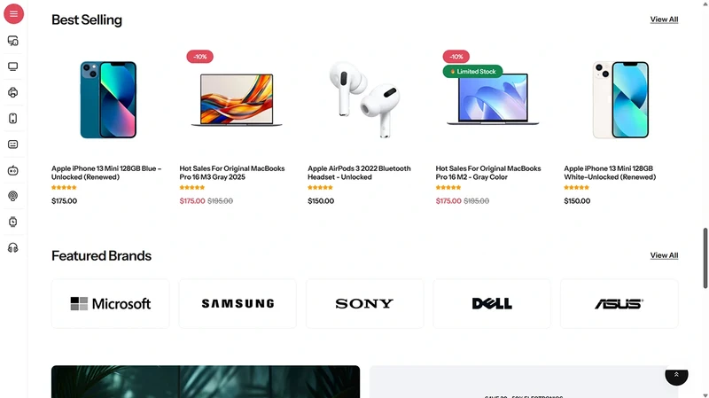 Glozin theme – Electro Pulse | Tech & Accessories
