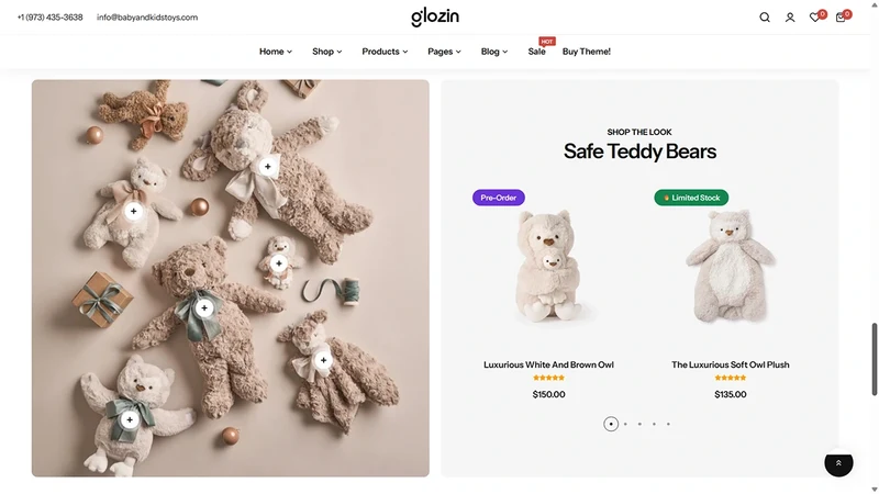 Glozin theme – Kids Toys | Toys & Children Products