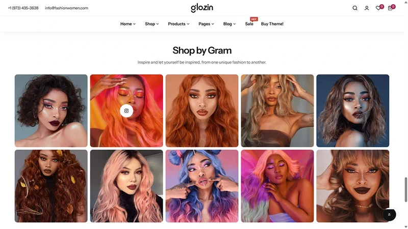Glozin theme – Wigs | Beauty & Hair Extensions