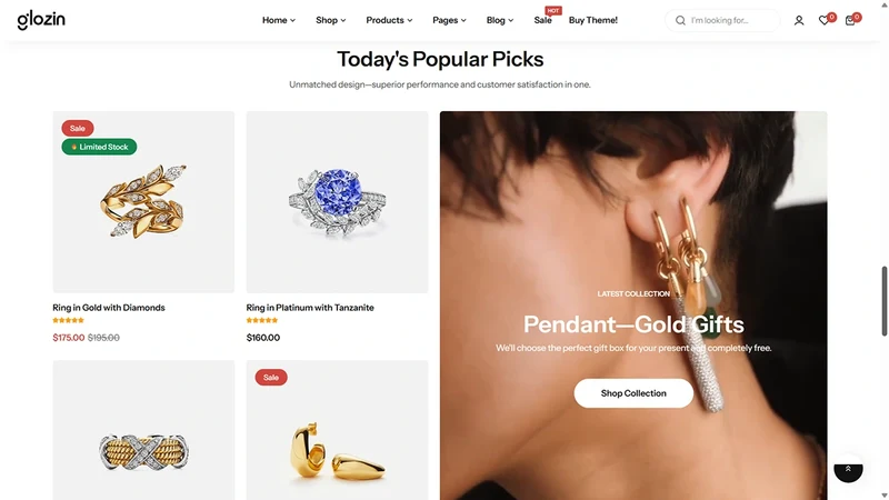 Glozin theme – Celeste Charm | Lifestyle & Accessories