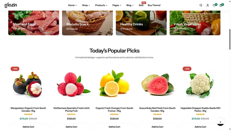 Glozin theme – Healthy Haven | Health & Organic Products