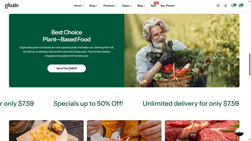 Glozin theme – Healthy Haven | Health & Organic Products