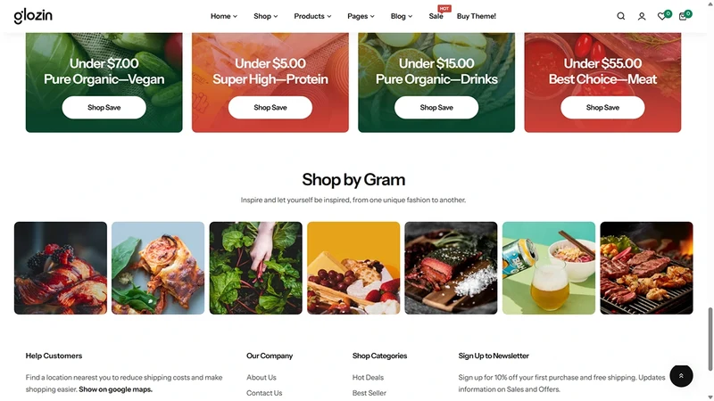 Glozin theme – Healthy Haven | Health & Organic Products