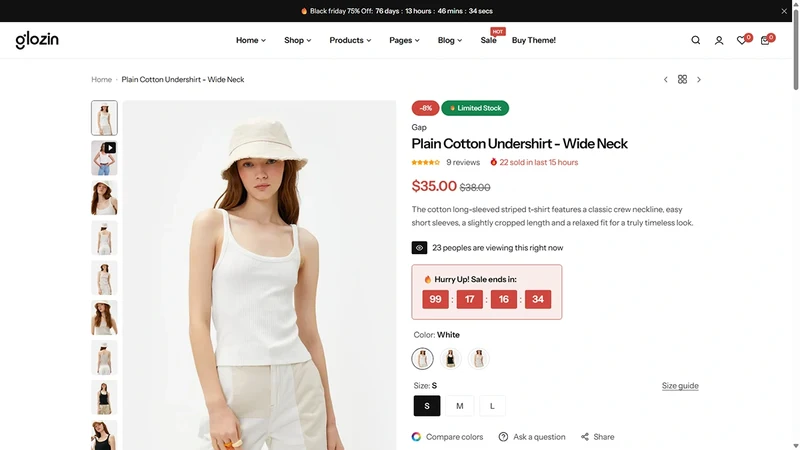 Glozin theme – Underwear | Lingerie & Intimate Wear