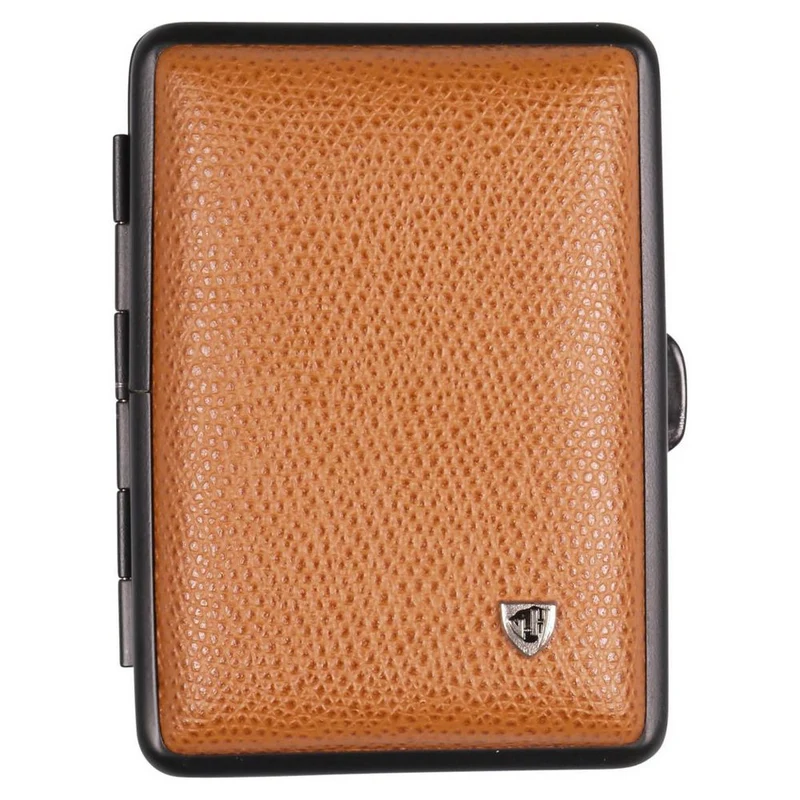 Vom Hofe Cigaret Etui - 14 King Size - Soft Cognac