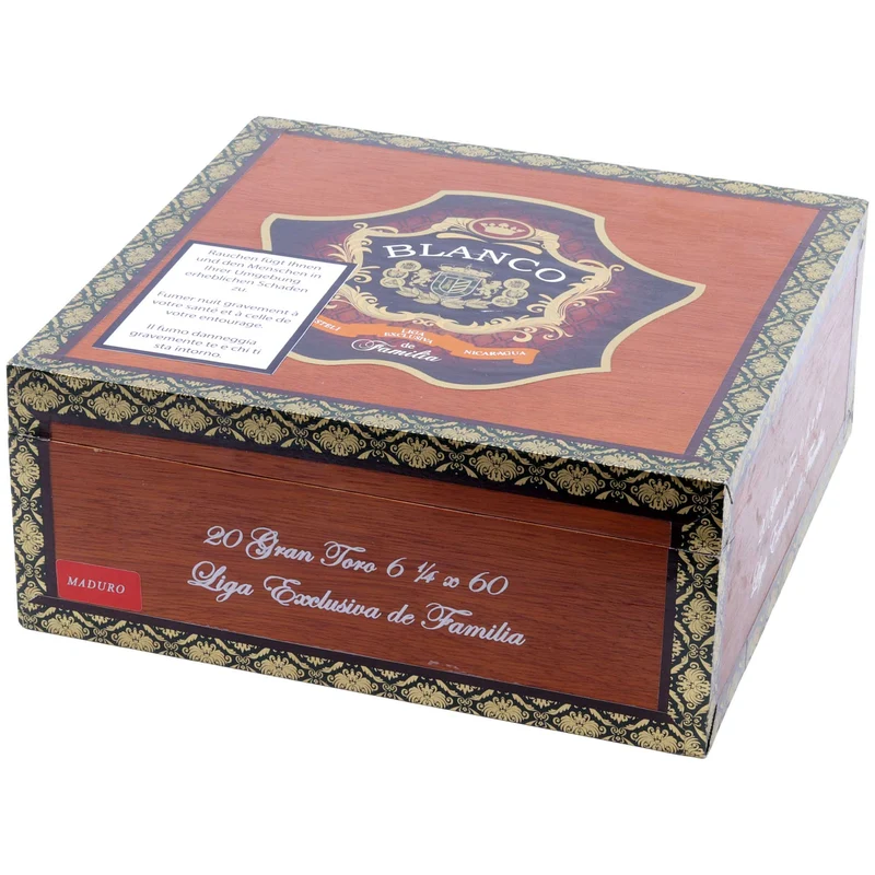 Blanco Liga Exclusiva de Familia Broadleaf Maduro Gran Toro