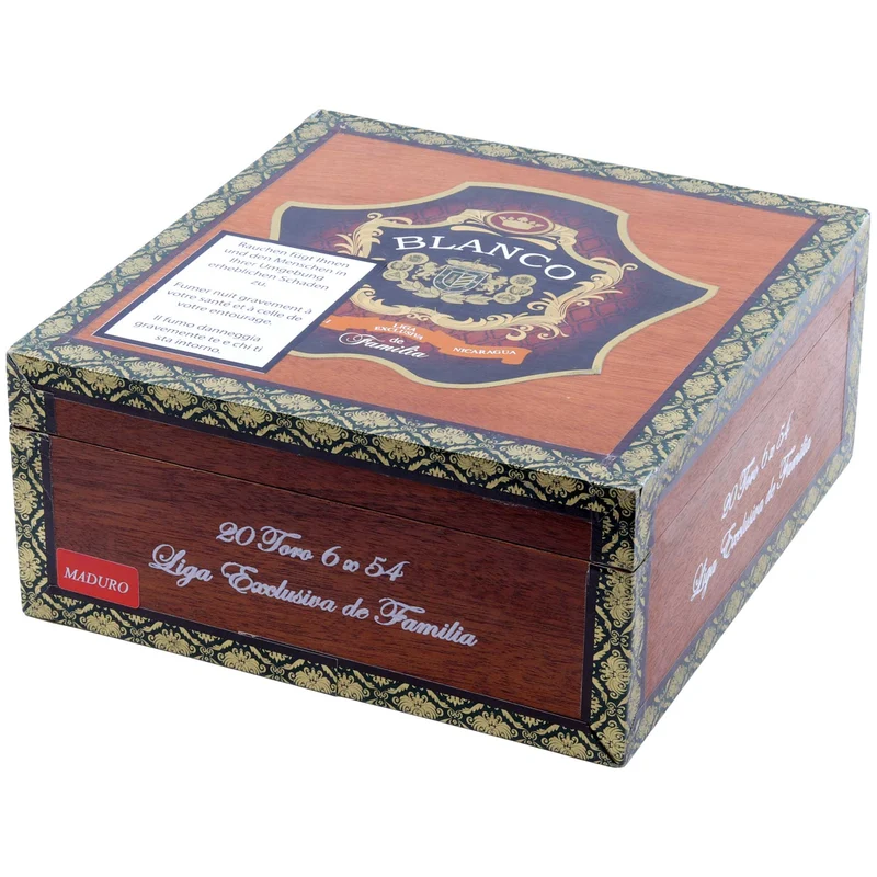Blanco Liga Exclusiva de Familia Broadleaf Maduro Toro