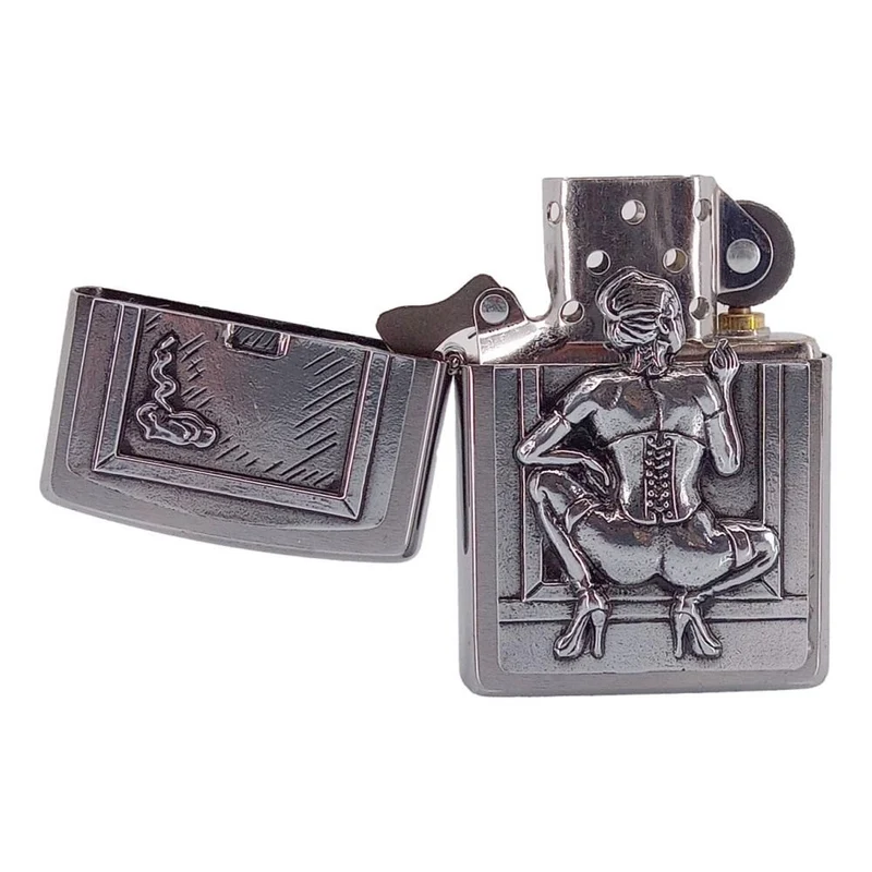 Original Smoking Woman Emblem Zippo Lighter