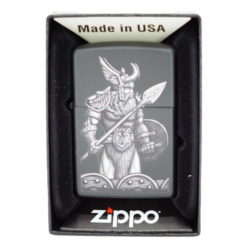 Viking Zippo Lighter - Odin Design
