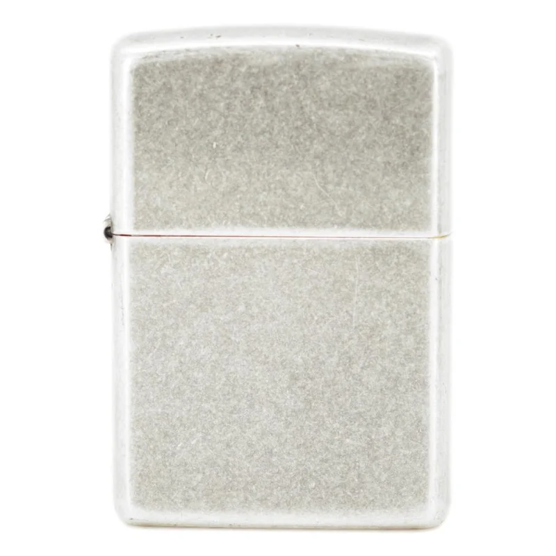 Original Zippo Lighter Antique Silver