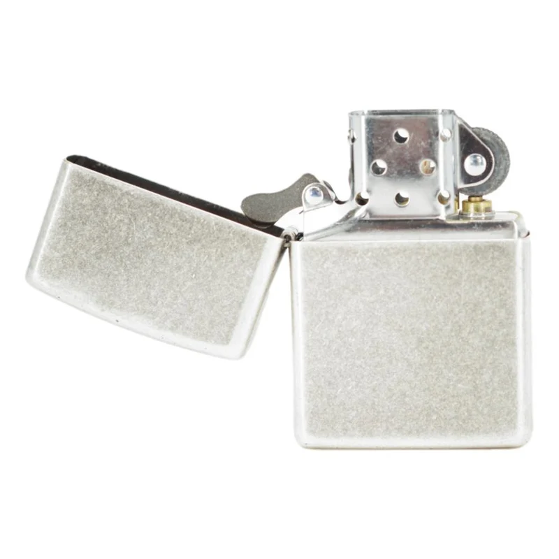 Original Zippo Lighter Antique Silver
