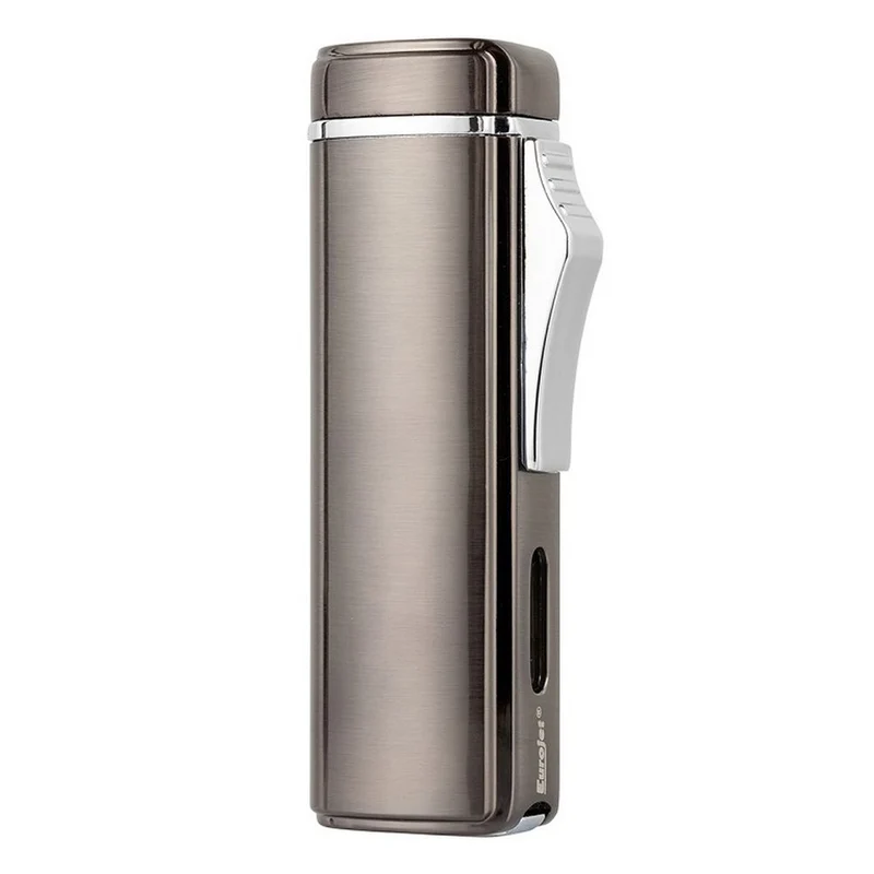 Eurojet Cigar 3X Jet Lighter med Puncher - Dark Gunmetal