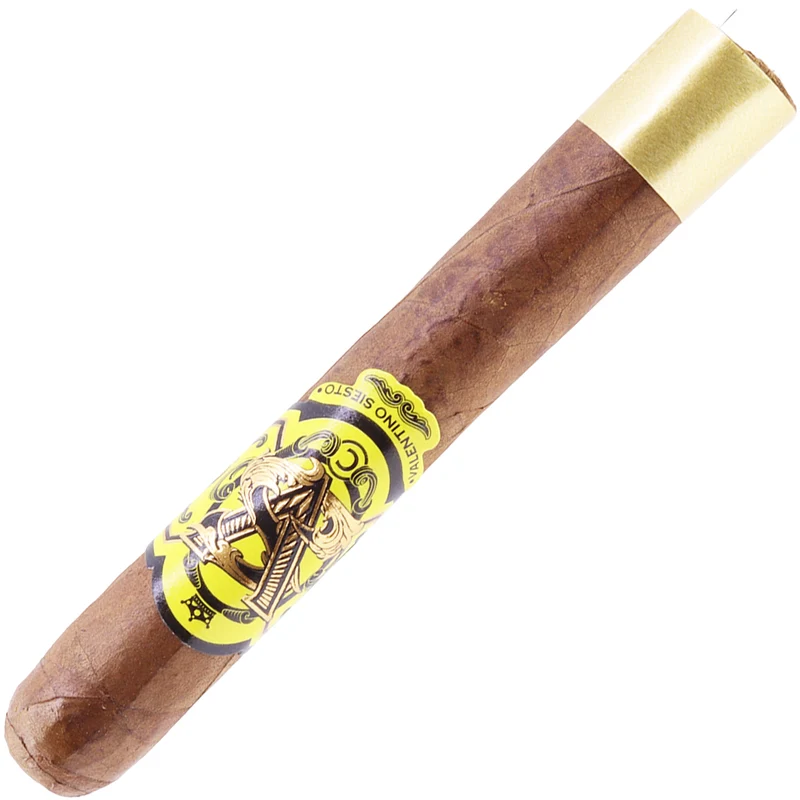 Valentino Siesto Yellow Black Sun Grown Robusto