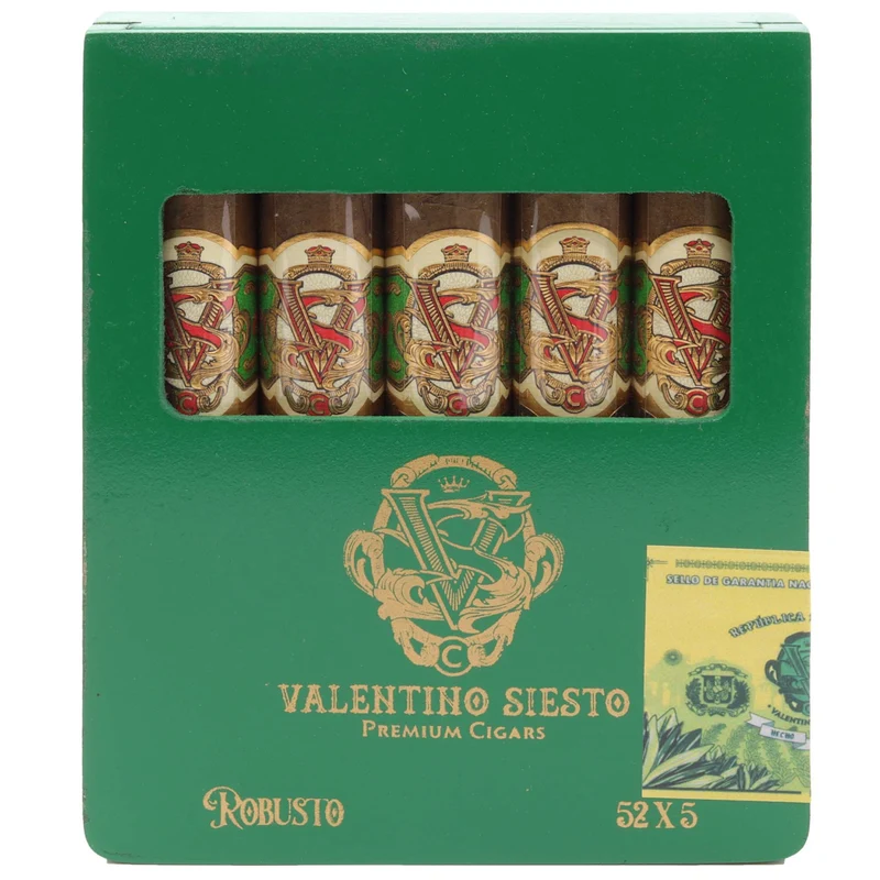 Valentino Siesto Travel Box Connecticut 1971 Robusto