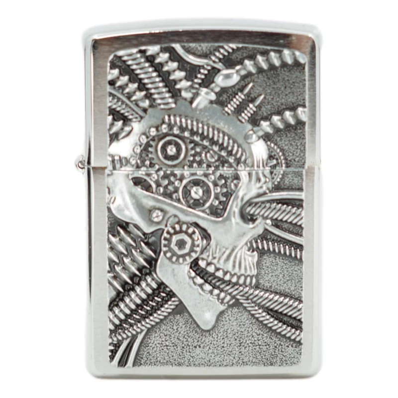 Zippo Lighter Cyperpunk Skull