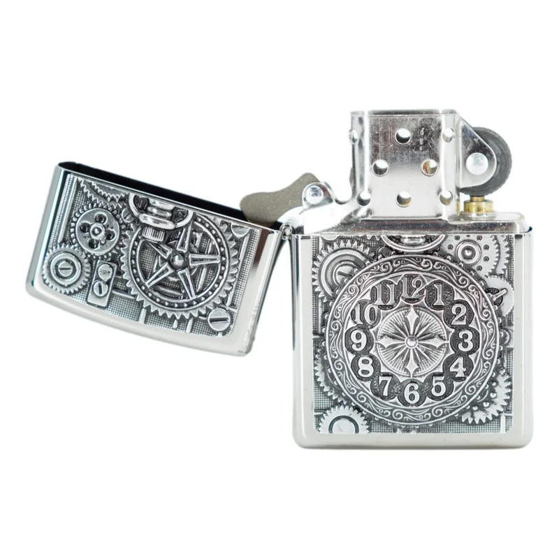 Zippo Lighter Pocket Watch Motiv