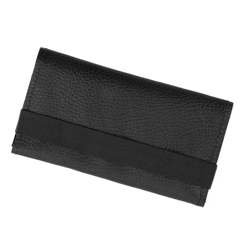 Angelo Tri-Fold Læder Tobakspung - Sort