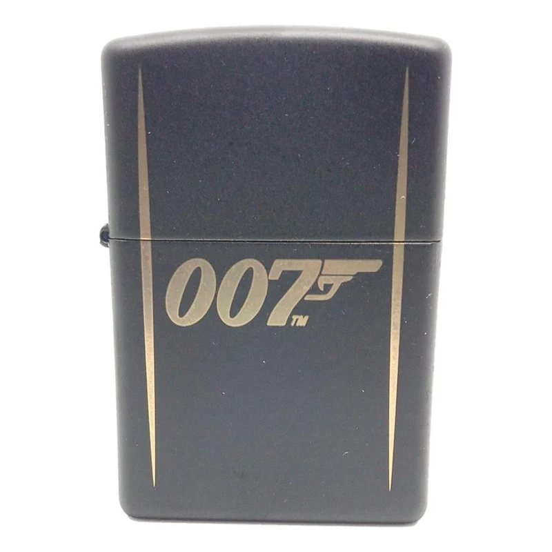 Zippo Lighter James Bond 007 - Sort Guld
