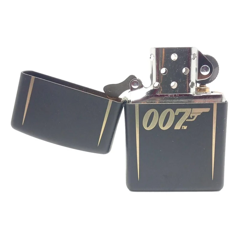 Zippo Lighter James Bond 007 - Sort Guld