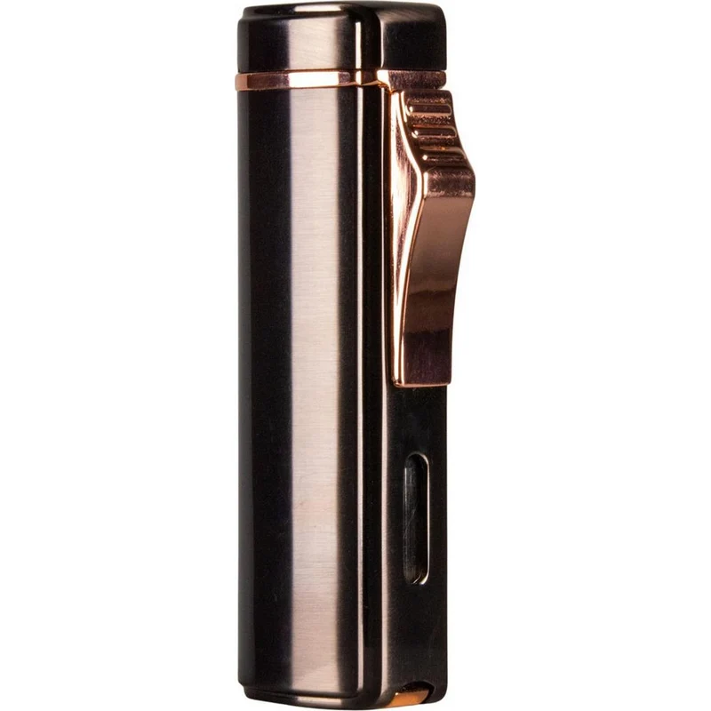 JEAN CLAUDE 3 Jet Cigar Lighter med Puncher - Gun / Rose