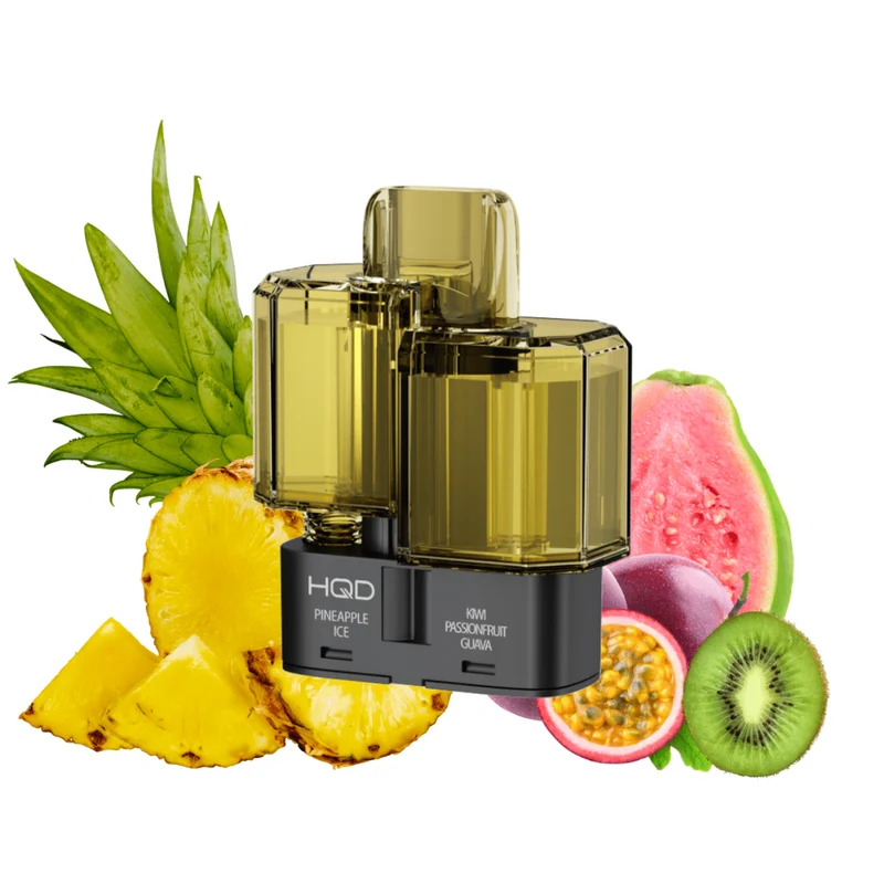 HQD DUAL 35K Pod - Pineapple Ice & Kiwi Passionfruit Guava