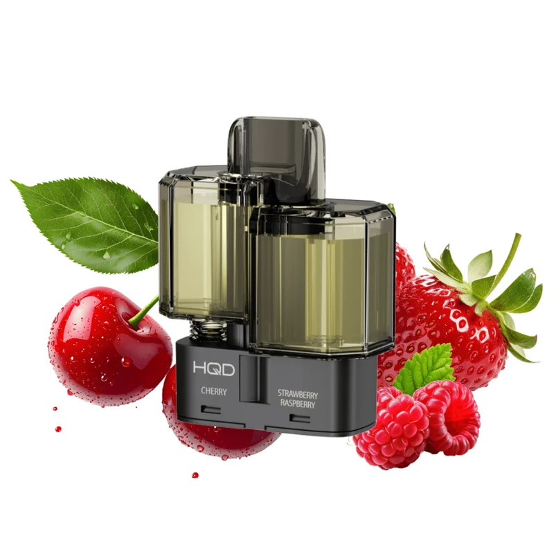 HQD DUAL 35K Pod - Cherry & Strawberry Raspberry
