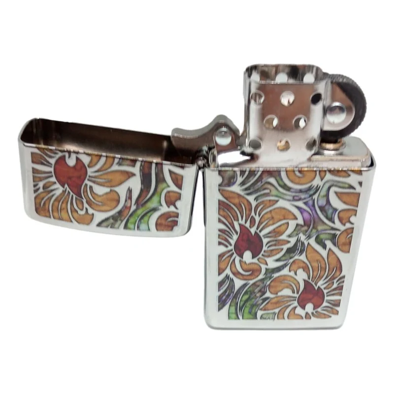 Original Slim Zippo Lighter - Fusion Floral