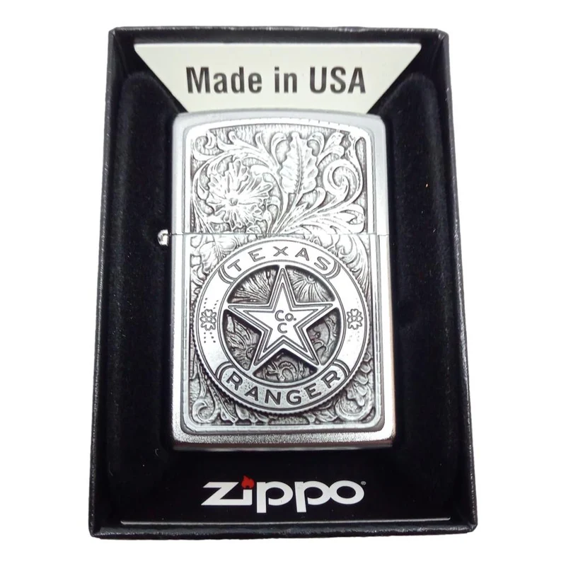 Original Zippo Lighter - Texas Ranger
