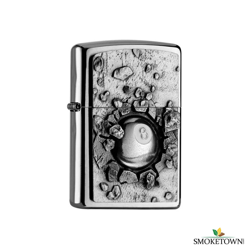 Zippo PL Billard-D. Black 8 Ball Feuerzeug