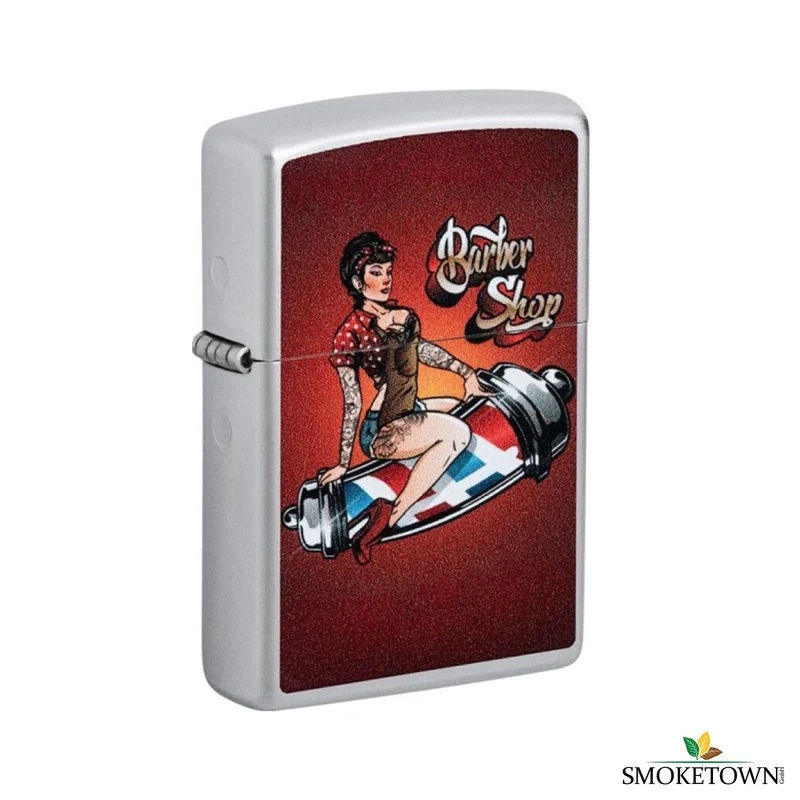 Zippo Barber Shop Pin-up Design Feuerzeug