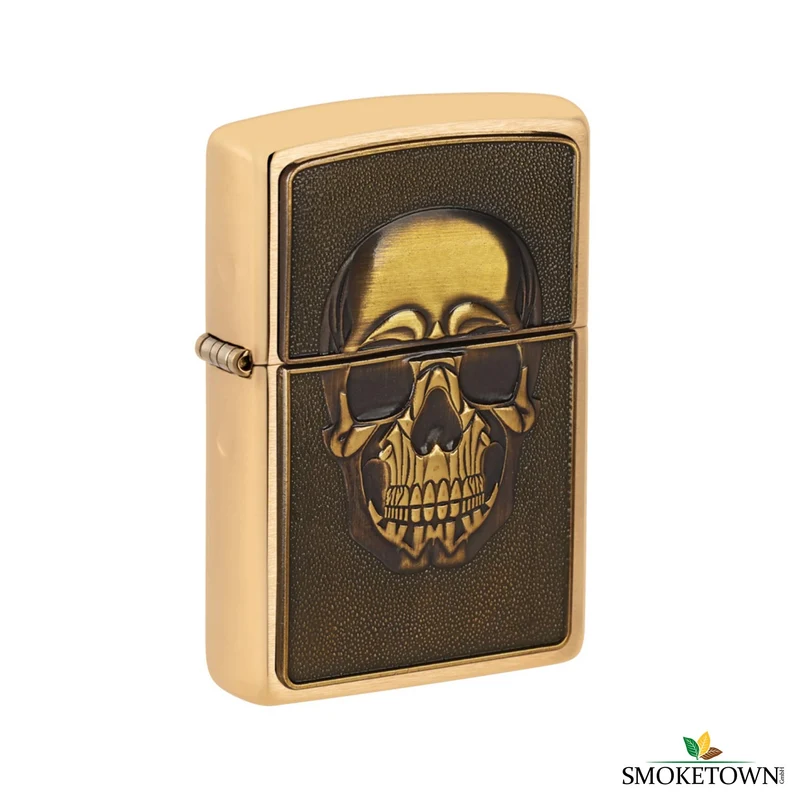 Zippo 204B Embossed Skull Feuerzeug