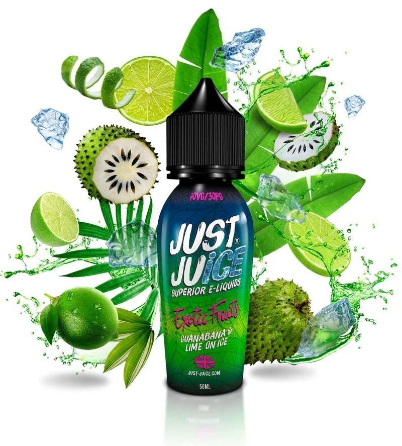 Just Juice Exotic Fruits Guanabana & Lime on Ice - 50ml