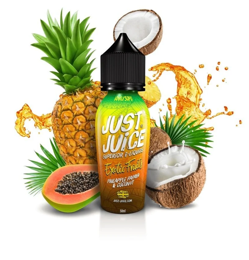 Just Juice Exotic Fruits Pineapple Papaya Coconut - 50ml
