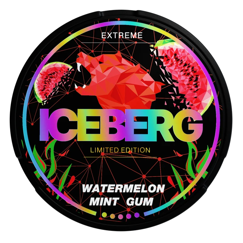 Iceberg Watermelon Mint Gum Snus - 50mg