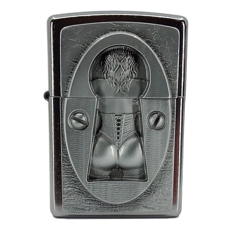Original Keyhole Girl Zippo Lighter