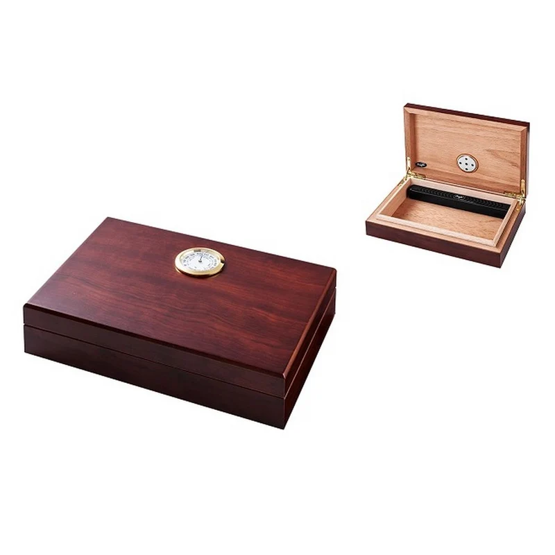 Angelo 8 Cigar Humidor i Bordeaux Træ