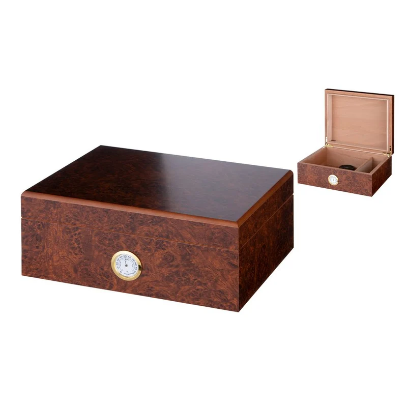 Angelo 30-40 Cigar Humidor i Rod Træ Design
