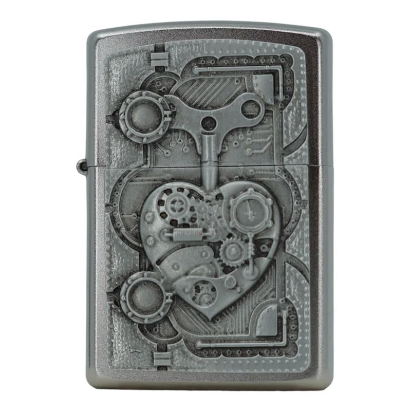Zippo Lighter Steampunk Heart 3D