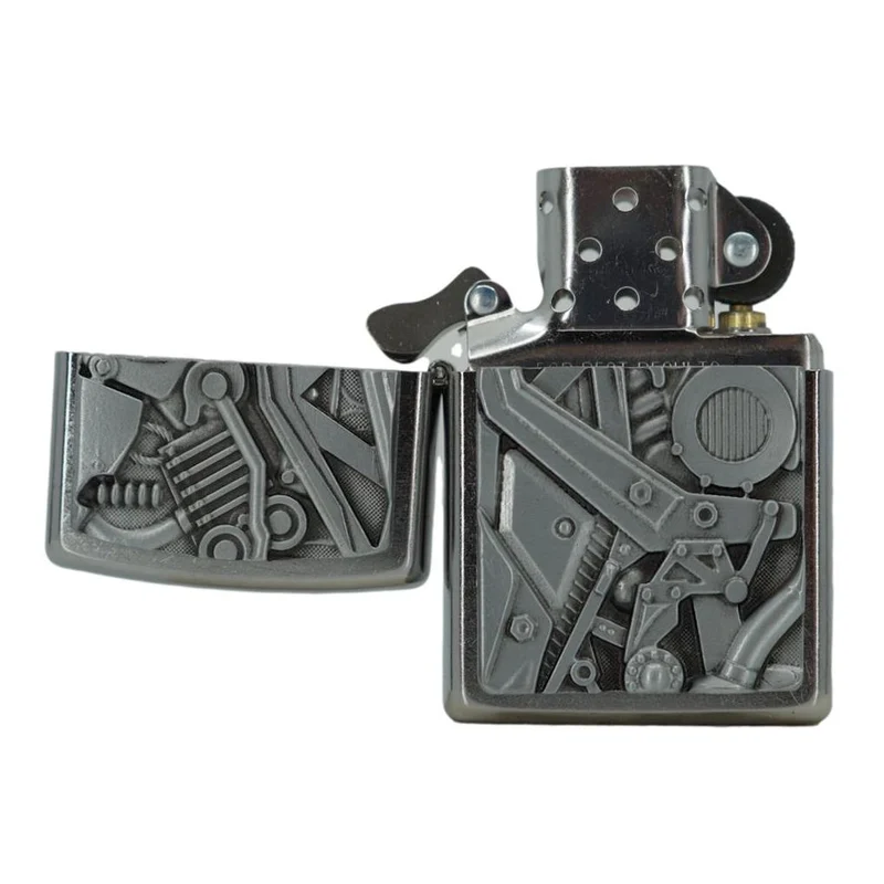 Motorbike Motor Zippo Lighter 3D
