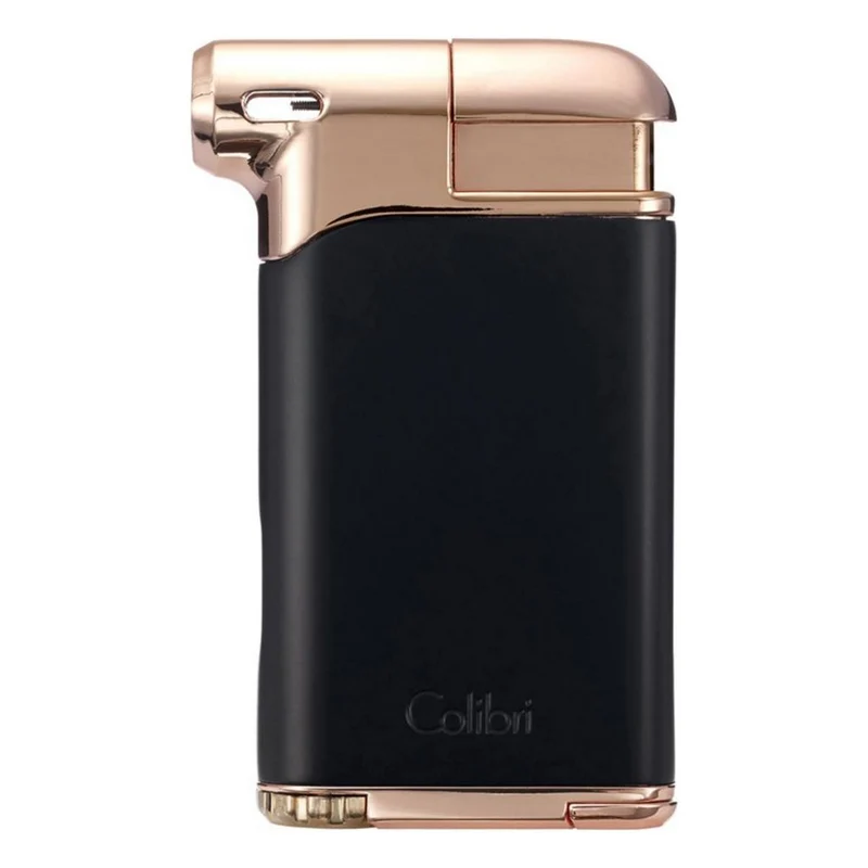 COLIBRI piezo pibe lighter "Pacific II" black/rosegold
