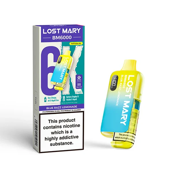 Lost Mary BM6000 - Blue Razz Lemonade