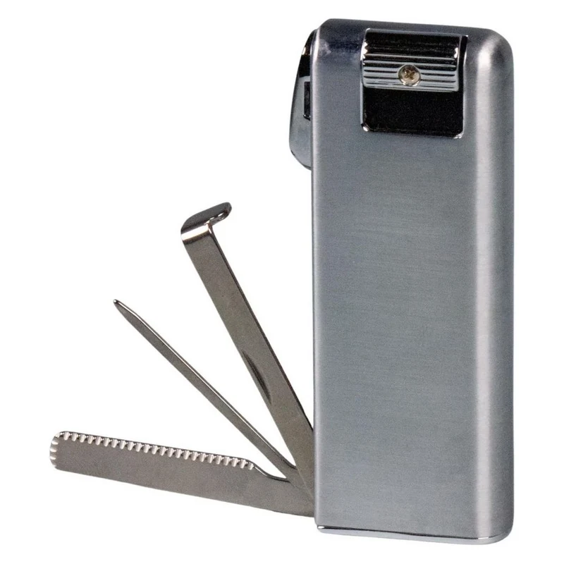JEAN CLAUDE piezo pibe lighter "Julian" - chrome satin