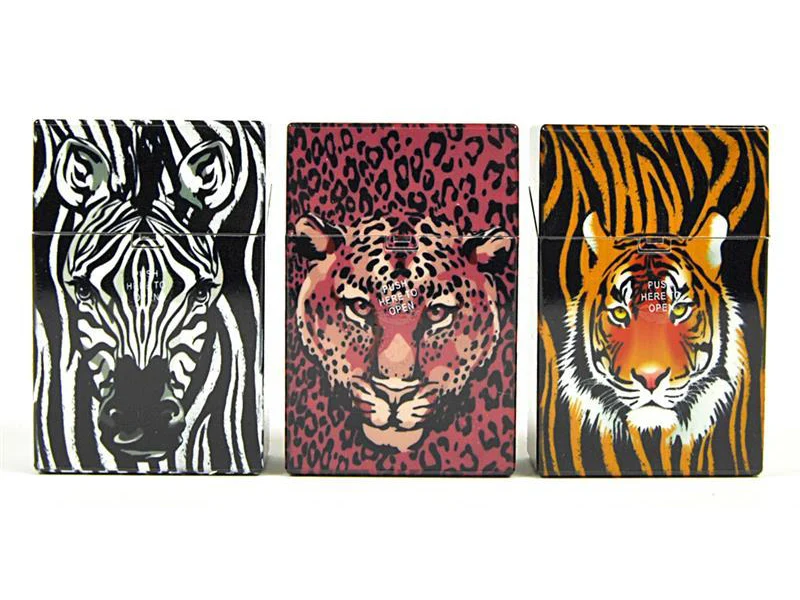 3 Safari Cigaretboxe - 21 King Size - 3 Designs