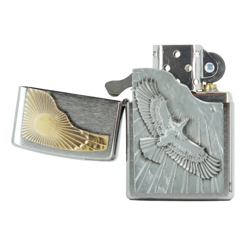 Original Zippo Lighter - Eagle Sun Fly