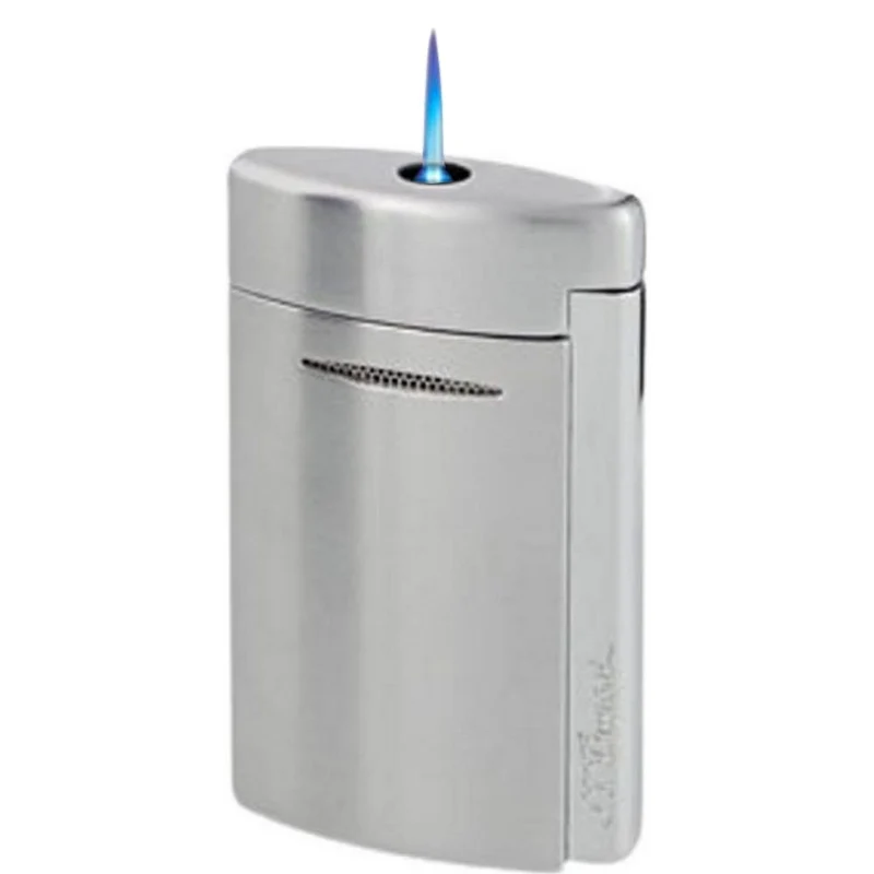 DUPONT MINIJET 3 - Brushed Chrome Jet Lighter